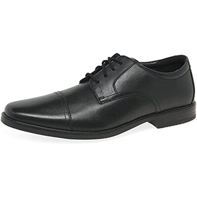 Clarks Howard Cap, Oxford Hombre, Piel Negra, 41 EU Clarks Howard Cap, Oxford Hombre, Piel Negra, 41 EU