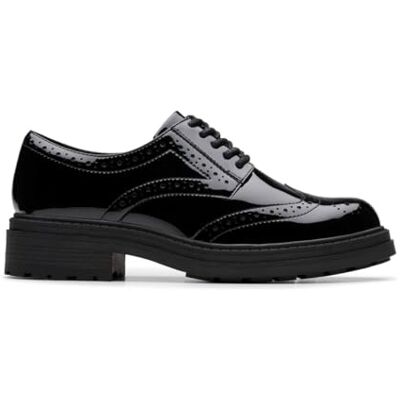 Clarks Women's Orinoco3 Derby, Pat Negro, 35.5 EU Clarks Women's Orinoco3 Derby, Pat Negro, 35.5 EU
