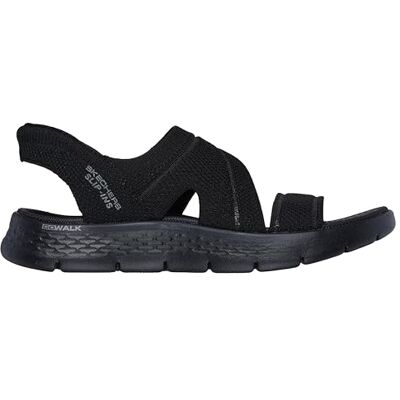 Skechers Mujer Go Walk Flex Sandal Enticing Slip-In ENTRENADOR, Black Textile, 42 EU Skechers Mujer Go Walk Flex Sandal Enticing Slip-In ENTRENADOR, Black Textile, 42 EU