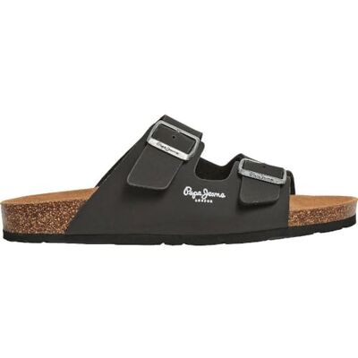 Pepe Jeans Sandalias Bio Double Velour Negro Pepe Jeans Sandalias Bio Double Velour Negro