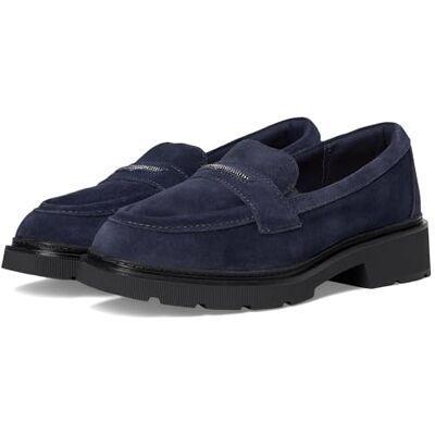 Clarks Lauryl Step, Mocasín Penny Mujer, Terciopelo Azul Marino, 41.5 EU Clarks Lauryl Step, Mocasín Penny Mujer, Terciopelo Azul Marino, 41.5 EU