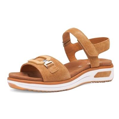 ARA Limone, Sandalia Mujer, Cmelo, 42 EU Ancho ARA Limone, Sandalia Mujer, Cmelo, 42 EU Ancho