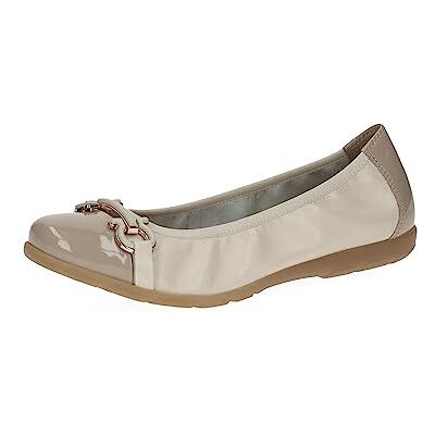 CAPRICE , Bailarina Mujer, Beige (Cream Nap Comb), 39 EU CAPRICE , Bailarina Mujer, Beige (Cream Nap Comb), 39 EU