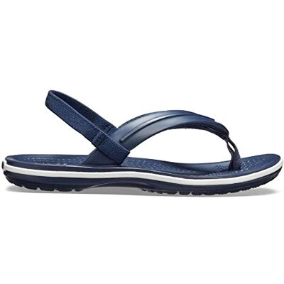 Crocs Unisex Niño Crocband Strap Flip K Chancla de dedo, Navy, 22/23 EU Crocs Unisex Niño Crocband Strap Flip K Chancla de dedo, Navy, 22/23 EU