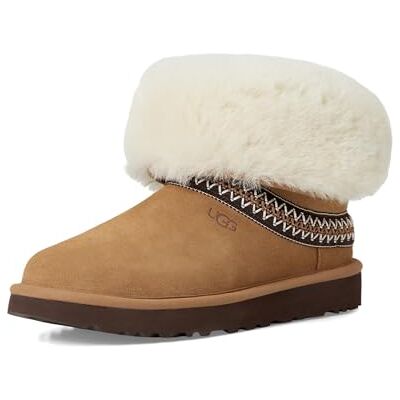 UGG Classic Short Crescent, Botas de moda, CHESTNUT, UGG Classic Short Crescent, Botas de moda, CHESTNUT,