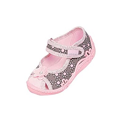 Viggami Vi-GGa-Mi Milenka Pantuflas para niño y niña, color rosa y marrón cálido, 20 EU, Pink Warm Brown, 20 EU Viggami Vi-GGa-Mi Milenka Pantuflas para niño y niña, color rosa y marrón cálido, 20 EU, Pink Warm Brown, 20 EU