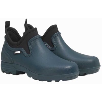 Aigle Zuecos Lessfor Plus 2 para mujer, Azul Tormenta Negro, 37 EU Aigle Zuecos Lessfor Plus 2 para mujer, Azul Tormenta Negro, 37 EU