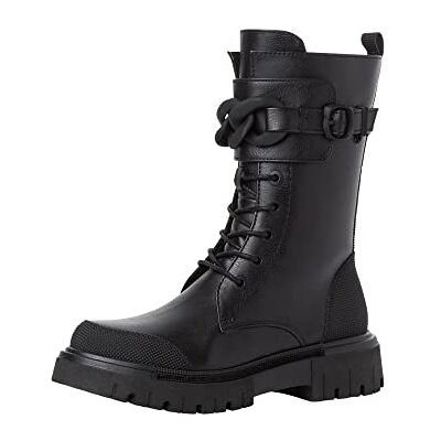 MARCO TOZZI Botas de moda para mujer , Negro, 38 EU MARCO TOZZI Botas de moda para mujer , Negro, 38 EU