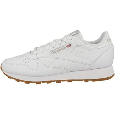 Reebok Classic Leather 001, Zapatillas de Deporte Unisex adulto, Ftwwht Pugry3 Rbkg03, 40 EU Reebok Classic Leather 001, Zapatillas de Deporte Unisex adulto, Ftwwht Pugry3 Rbkg03, 40 EU