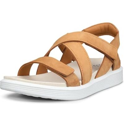 ECCO Soft Sandal Cross Strap, Sandalia Mujer, león, 37 EU ECCO Soft Sandal Cross Strap, Sandalia Mujer, león, 37 EU