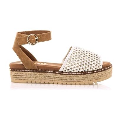 MTNG Sandalias Planas Mujer Amelie 59617 62745 RABI Blanco MTNG Sandalias Planas Mujer Amelie 59617 62745 RABI Blanco