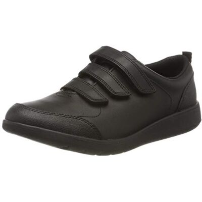 Clarks Scape Sky K Niños, Zapatillas, Niños, Negro Black Leather, 30 EU Clarks Scape Sky K Niños, Zapatillas, Niños, Negro Black Leather, 30 EU