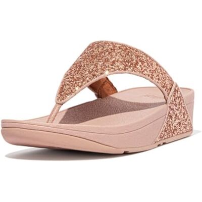 Fitflop Lulu Sandals, Sandalias con cuña Mujer, Oro Rosa, 38 EU Fitflop Lulu Sandals, Sandalias con cuña Mujer, Oro Rosa, 38 EU