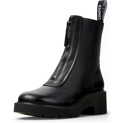 Camper Milah , Botines con Cremallera Mujer, Negro 001, 39 EU Camper Milah , Botines con Cremallera Mujer, Negro 001, 39 EU
