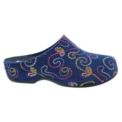 Berkemann Donata, Mule Mujer, Adorno Azul, 37.5 EU Berkemann Donata, Mule Mujer, Adorno Azul, 37.5 EU