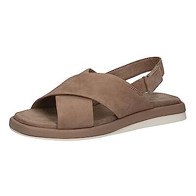 CAPRICE , Sandalias planas Mujer, Gris (Cement Suede), 39 EU CAPRICE , Sandalias planas Mujer, Gris (Cement Suede), 39 EU