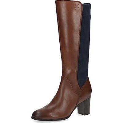 CAPRICE , Botas tacón para Mujer, Marrón (Cognac/Ocean), 39 EU CAPRICE , Botas tacón para Mujer, Marrón (Cognac/Ocean), 39 EU