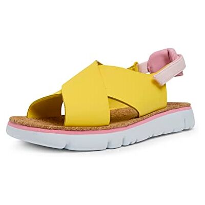 Camper Women's Oruga K200157 Flat Sandal, Bright Yellow 040, 36 EU Camper Women's Oruga K200157 Flat Sandal, Bright Yellow 040, 36 EU