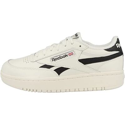 Reebok Club C DoubleSneakers para Mujer, Chalk Core Black Chalk, 42 EU Reebok Club C DoubleSneakers para Mujer, Chalk Core Black Chalk, 42 EU