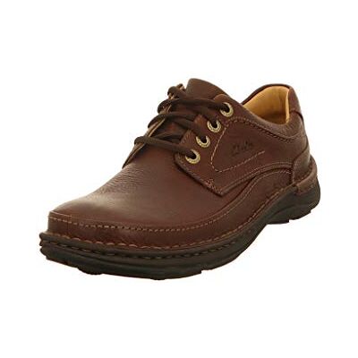 Clarks Nature Three, Botas derby Hombre, Marrón, 42.5 EU Clarks Nature Three, Botas derby Hombre, Marrón, 42.5 EU