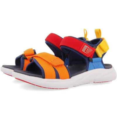GIOSEPPO BUNNELL Sandalias estilo californiana Niño 3 cierres ajustables Plantilla acolchada Color Multicolor Talla 26 GIOSEPPO BUNNELL Sandalias estilo californiana Niño 3 cierres ajustables Plantilla acolchada Color Multicolor Talla 26