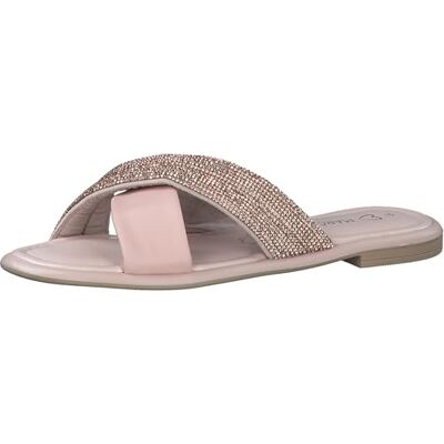 MARCO TOZZI Chanclas para Mujer, Piel, Plantilla Suave Feel Me, , Pantuflas, Nude Comb, 39 EU MARCO TOZZI Chanclas para Mujer, Piel, Plantilla Suave Feel Me, , Pantuflas, Nude Comb, 39 EU