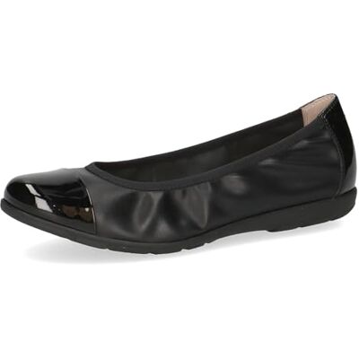 CAPRICE Bailarinas para Mujer 9-22182-42, Peine Negro, 42 EU CAPRICE Bailarinas para Mujer 9-22182-42, Peine Negro, 42 EU