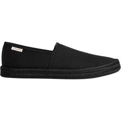 Calvin ESS Alpargata CV HM0HM02076 para Hombre, Color Negro (Triple Negro), 11 Calvin ESS Alpargata CV HM0HM02076 para Hombre, Color Negro (Triple Negro), 11