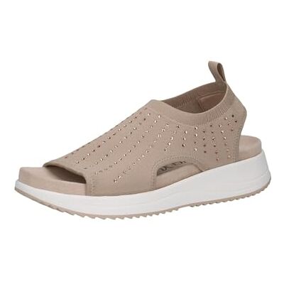 CAPRICE Damen , Sandalias Planas Mujer, Punto de Arena, 36 EU CAPRICE Damen , Sandalias Planas Mujer, Punto de Arena, 36 EU
