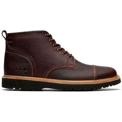 Clarks Premium Weltridge Botas vaqueras con cremallera para hombre, color marrón oscuro Lea, talla 7.5, Marrón oscuro Lea, 41 1/3 EU Clarks Premium Weltridge Botas vaqueras con cremallera para hombre, color marrón oscuro Lea, talla 7.5, Marrón oscuro Lea, 41 1/3 EU