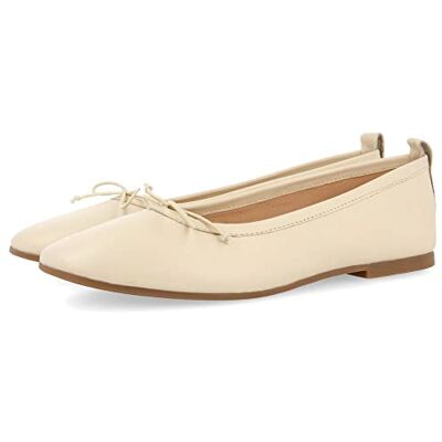 GIOSEPPO Bailarinas Off-White de Piel para Mujer pierbach GIOSEPPO Bailarinas Off-White de Piel para Mujer pierbach