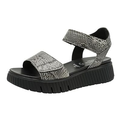Tamaris Comfort Wedge/Plat Sand MultiAdjustable Sandalias de cuña para mujer, Black Snake, talla 36 EU Tamaris Comfort Wedge/Plat Sand MultiAdjustable Sandalias de cuña para mujer, Black Snake, talla 36 EU