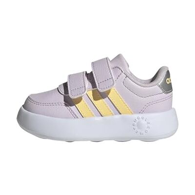 Adidas Unisex bebé BREAKNET 3.0 Shoes Infants, Ice Lavender/Ice Tangerine/Silver Met., 27 EU Adidas Unisex bebé BREAKNET 3.0 Shoes Infants, Ice Lavender/Ice Tangerine/Silver Met., 27 EU
