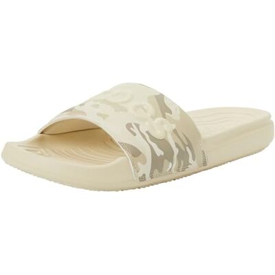 Crocs All Day Camouflage Slide, Sandalias deslizantes Hombre, Crema, 48 EU Crocs All Day Camouflage Slide, Sandalias deslizantes Hombre, Crema, 48 EU