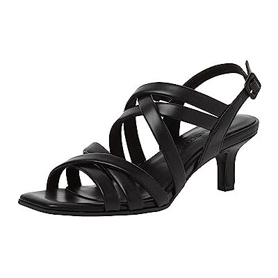 MARCO TOZZI , Sandalia con talón para Mujer, Negro (Black), 36 EU MARCO TOZZI , Sandalia con talón para Mujer, Negro (Black), 36 EU