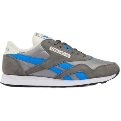 Reebok Zapatillas clásicas Unisex de Nailon, Gris Estilo/Gris 3/Azul Virtual, Talla 44,5 EU Reebok Zapatillas clásicas Unisex de Nailon, Gris Estilo/Gris 3/Azul Virtual, Talla 44,5 EU