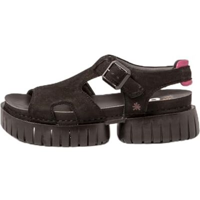 ART 1882 Madeira, Sandalias Planas Mujer, Black, 36 EU ART 1882 Madeira, Sandalias Planas Mujer, Black, 36 EU