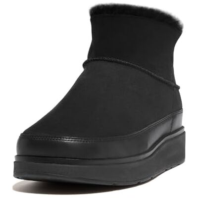 Fitflop Botines de Piel Gen-FF Negro Fitflop Botines de Piel Gen-FF Negro