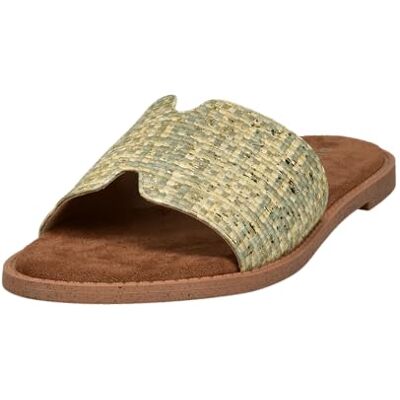 bugatti 435-ai292, Pantuflas Mujer, Light Green Gold, 42 EU bugatti 435-ai292, Pantuflas Mujer, Light Green Gold, 42 EU