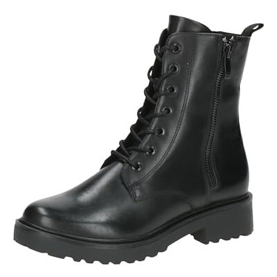 CAPRICE Botines de tacón de encaje para mujer , Color negro., 38 EU CAPRICE Botines de tacón de encaje para mujer , Color negro., 38 EU