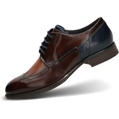 bugatti Marillo, Cordones Hombre, marrón coñac, 45 EU bugatti Marillo, Cordones Hombre, marrón coñac, 45 EU