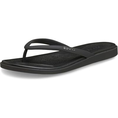 Crocs Miami Round Toe Flip, Chanclas Mujer, Negro, 36 EU Crocs Miami Round Toe Flip, Chanclas Mujer, Negro, 36 EU