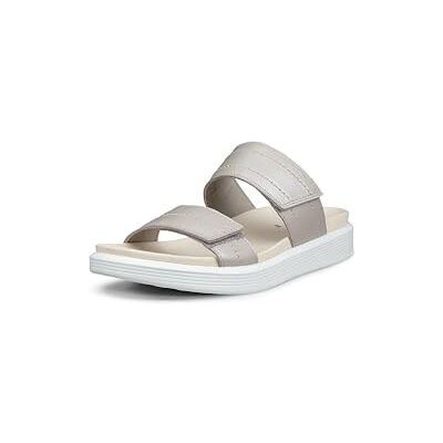 ECCO Sandalias suaves para mujer, cachemira pura metálica, talla 4 ECCO Sandalias suaves para mujer, cachemira pura metálica, talla 4