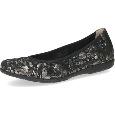CAPRICE Damen , Zapatos Tipo Ballet Mujer, Black Gunmetal, 42 EU CAPRICE Damen , Zapatos Tipo Ballet Mujer, Black Gunmetal, 42 EU