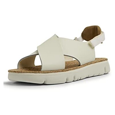 Camper Oruga K200157, Sandalias de Punta Descubierta Mujer, White 038, 42 EU Camper Oruga K200157, Sandalias de Punta Descubierta Mujer, White 038, 42 EU