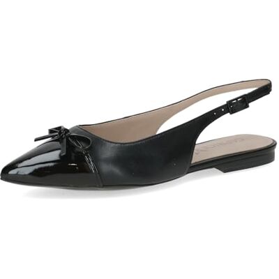 CAPRICE Bailarinas para Mujer , Black Comb, 38 EU CAPRICE Bailarinas para Mujer , Black Comb, 38 EU