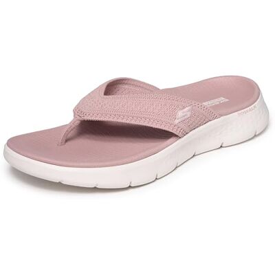 Skechers GO Walk Flex Sandalias Planas Holly para Mujer, Color Rubor, Talla 36 Skechers GO Walk Flex Sandalias Planas Holly para Mujer, Color Rubor, Talla 36