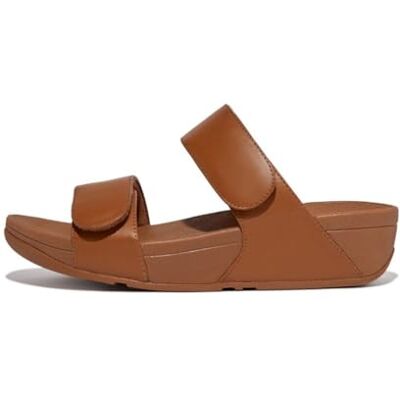 Fitflop Lulu Sandalias de cuero ajustables para mujer, beige, 36 EU Fitflop Lulu Sandalias de cuero ajustables para mujer, beige, 36 EU