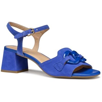 Geox D NEW ERAKLIA 50 T C, Sandalia Tacón Mujer, Blue, Geox D NEW ERAKLIA 50 T C, Sandalia Tacón Mujer, Blue,