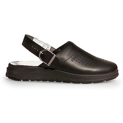 Abeba Calzado Unisex Zuecos ACTIVE SRC Material de Revestimiento: Tela EU 37 Negro Con Hebilla Ajustable Diseño Perforado Abeba Calzado Unisex Zuecos ACTIVE SRC Material de Revestimiento: Tela EU 37 Negro Con Hebilla Ajustable Diseño Perforado